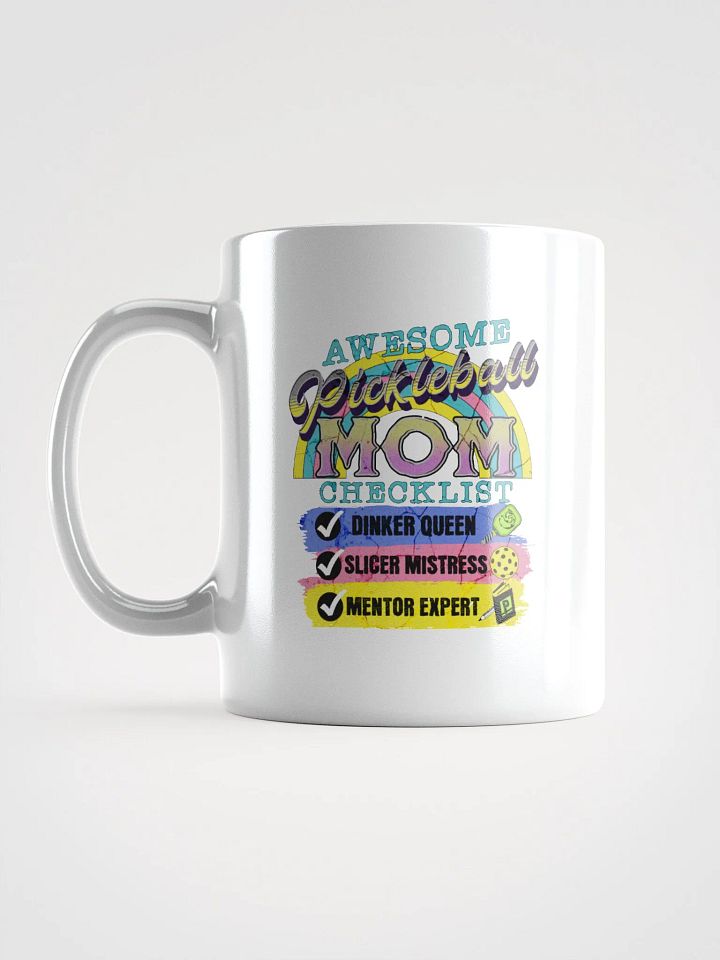 Mom Checklist Pickleball Mug product image (1)