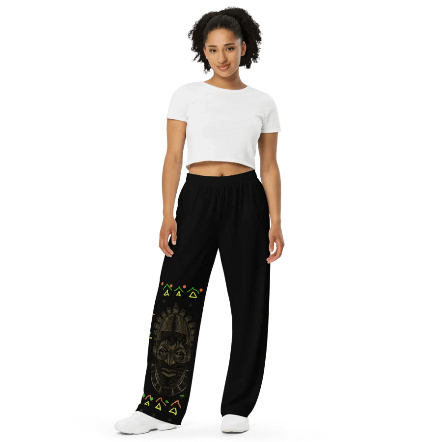 Afrocentric Visions All-Over Print Pants product image (9)