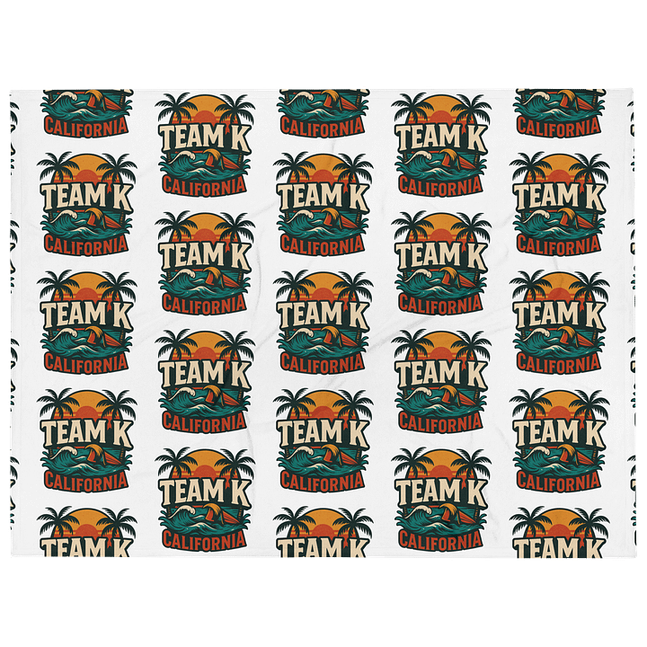 TEAM K CALIFORNIA Blanket product image (1)