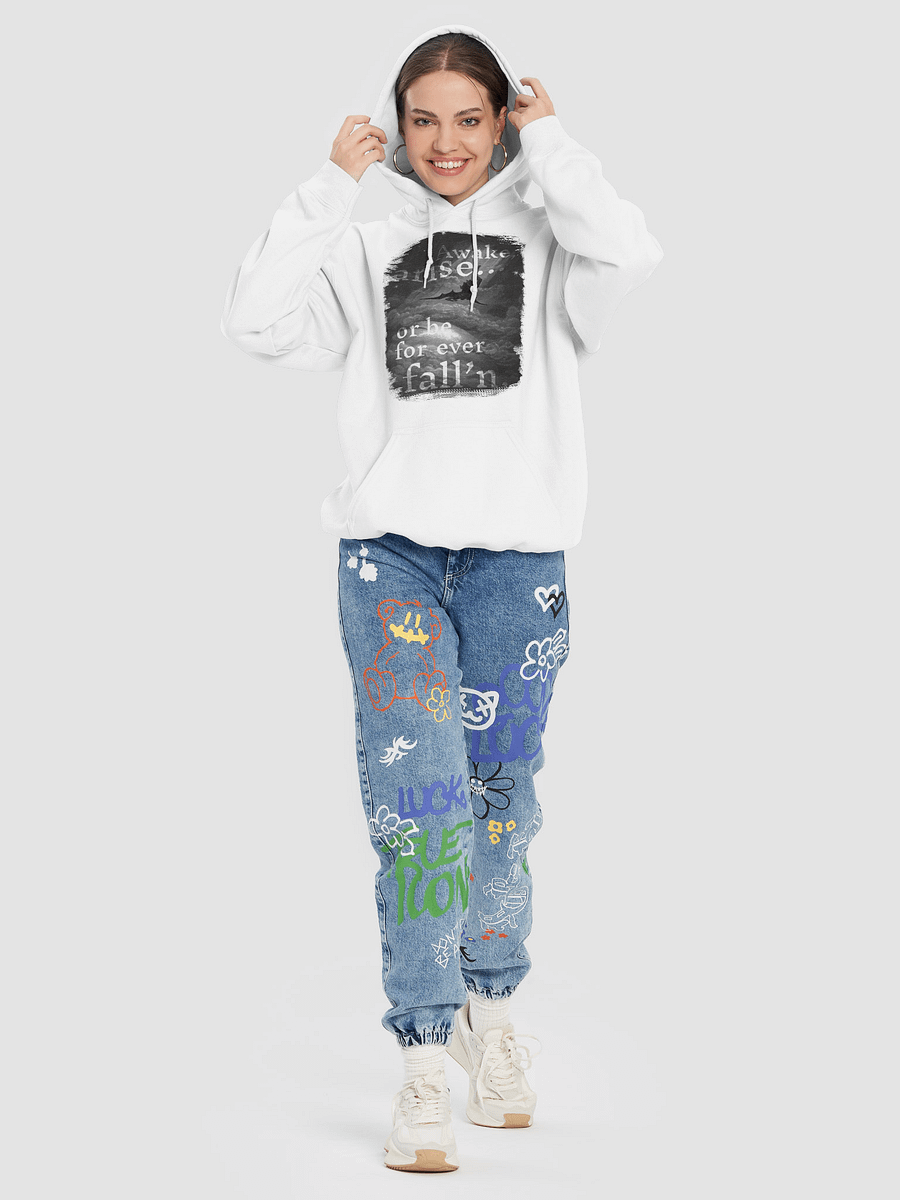 Inspirational Unisex Hoodie - 'Awake, Rise, Forever Fall'n' product image (61)