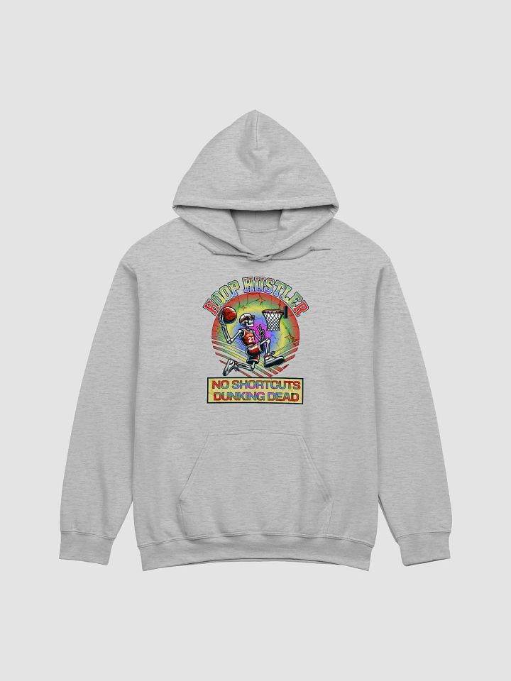 Hoop Hustler No Shortcuts Dunking Dead Skeleton Hoodie product image (21)