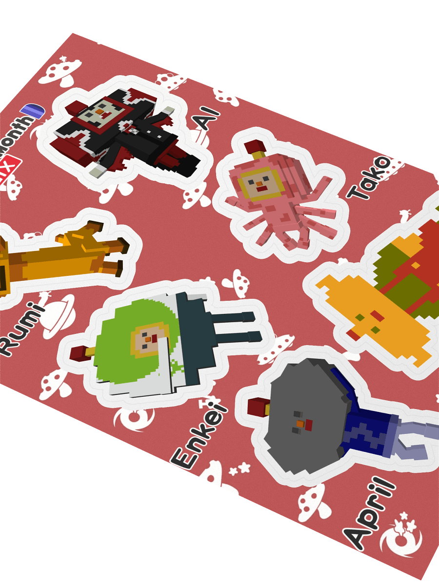 KDM6 OC Cousin Sticker Sheet #2 product image (3)