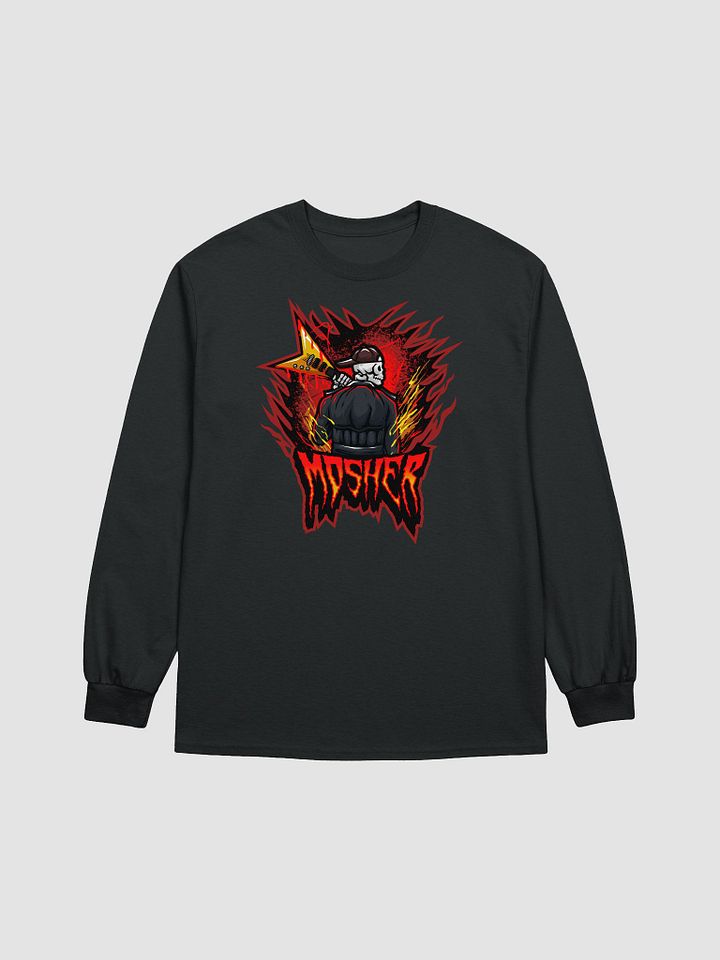MOSHER GUITAR LOGO MEN'S LONG SLEEVE SHIRT product image (1)