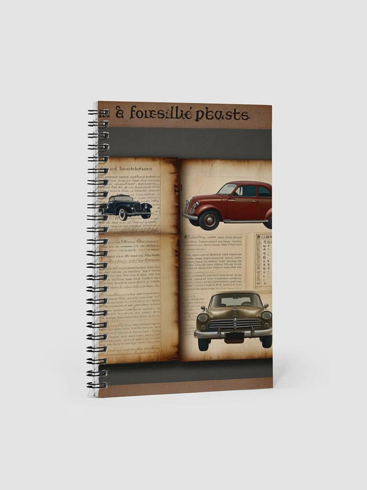 Vintage Car Memories Spiral Notebook product image (1)