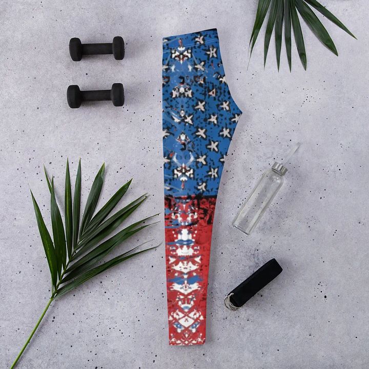 Distressed Stars & Stripes Leggings product image (2)
