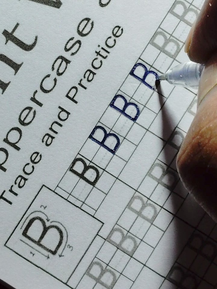 Print handwriting practice worksheets useful to kids and pre school students (PDFS) product image (1)