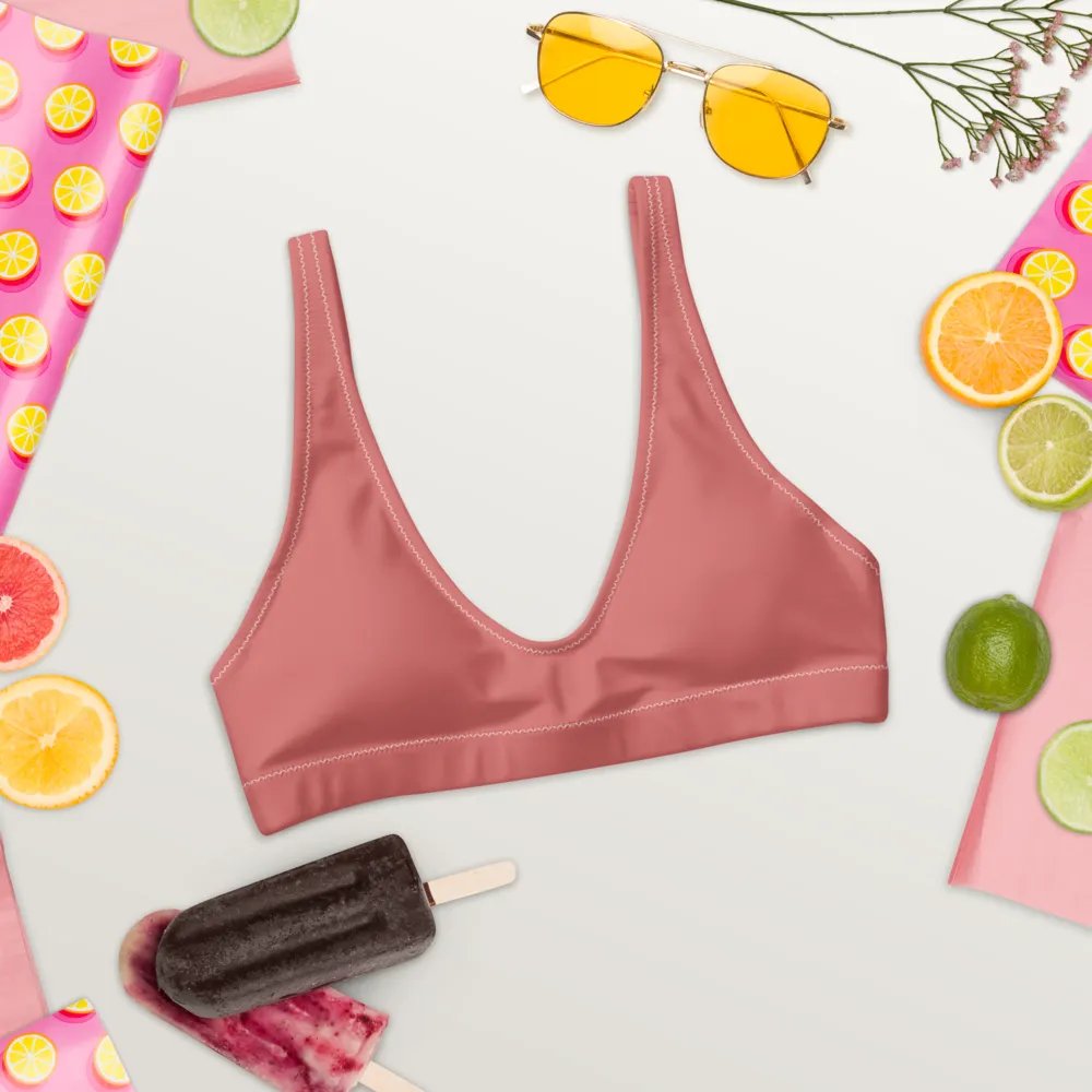 Cherry Blossom Pink Eco-Green Padded Bikini Top product image (3)
