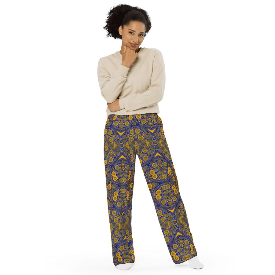 Moroccan Kaleidoscope Wideleg Pants product image (5)