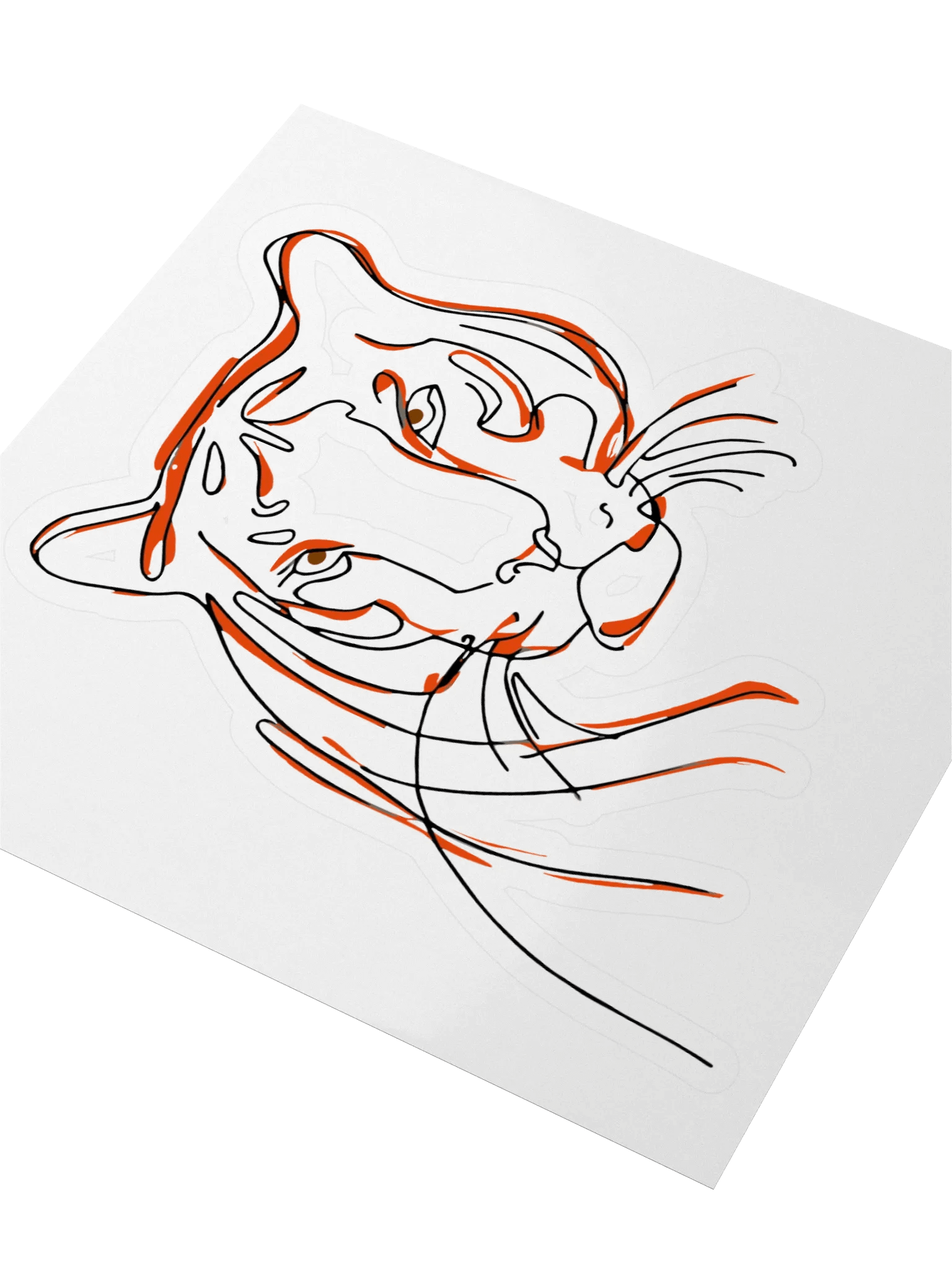 Tiger's Gaze Kiss Cut Stickers product image (3)