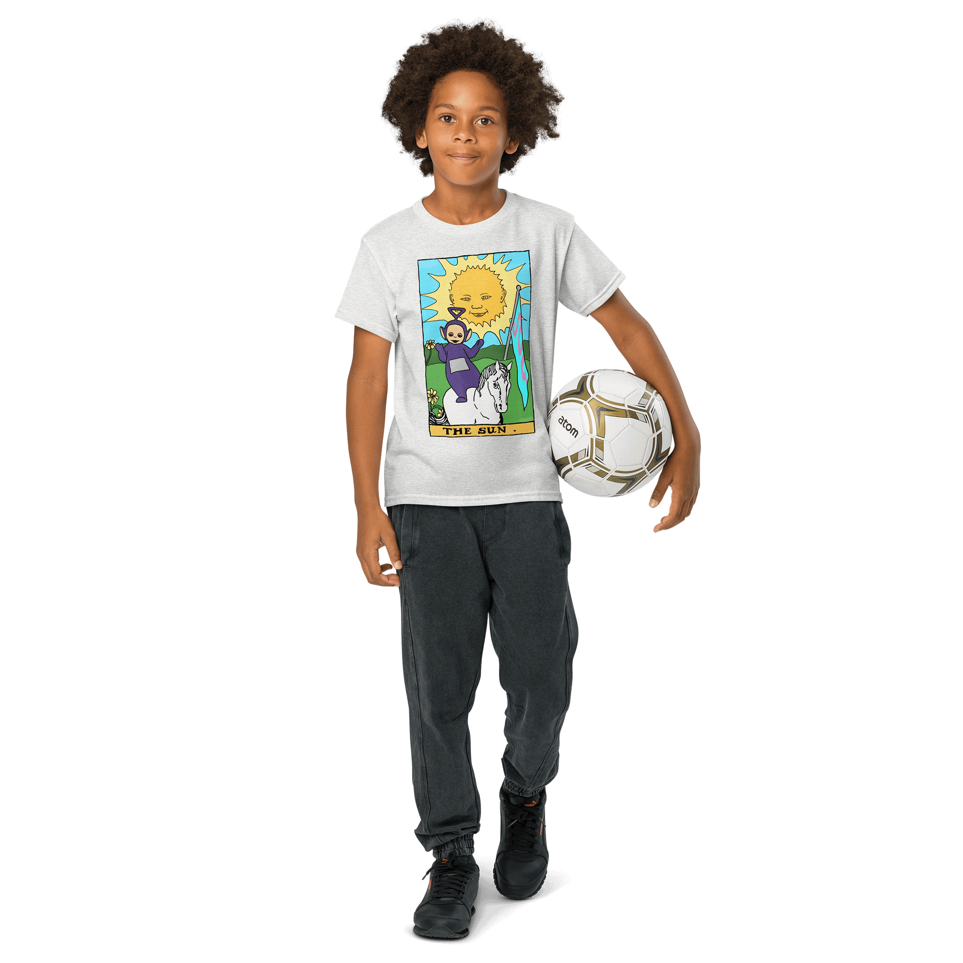 Teletubbies Sun Tarot Card Kid Shirt product image (73)