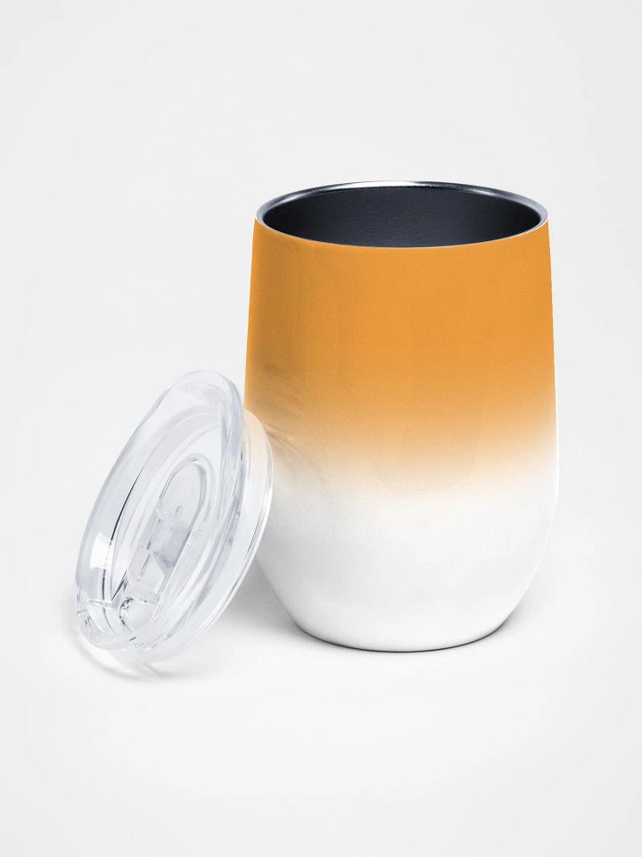 Wine tumbler - Orange gradient product image (2)