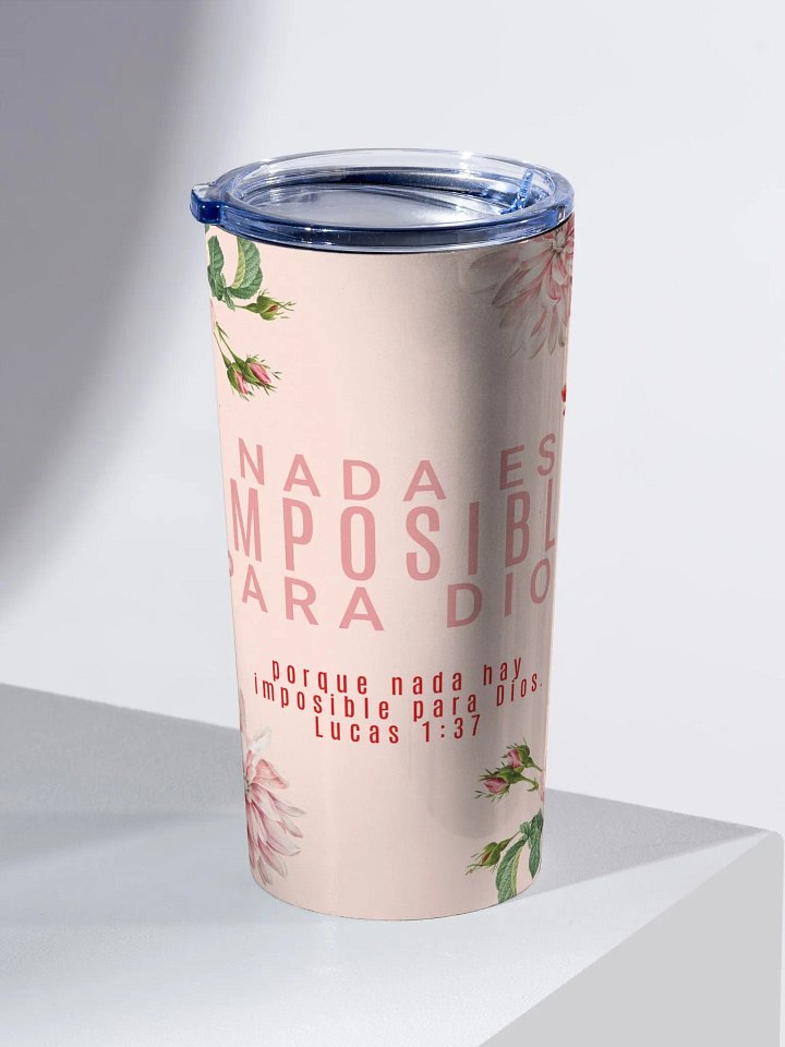 Divine Floral Stainless Steel Tumbler product image (2)