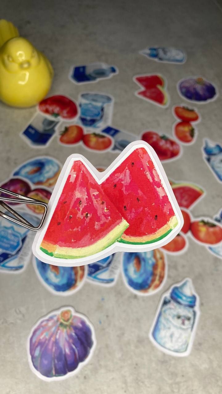 Juicy Watermelon vynyl sticker product image (1)