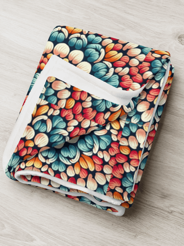 Orange Kaleidoscope Comfort Throw Blanket product image (1)