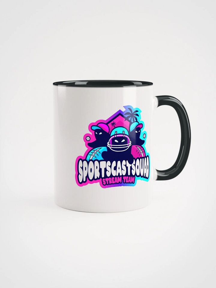 SCS STREAM TEAM BLACK/WHITE MUG product image (1)