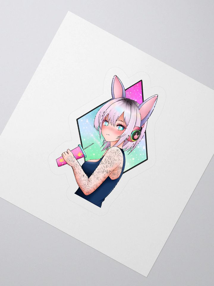Bunny Beats Kiss Cut Stickers product image (8)