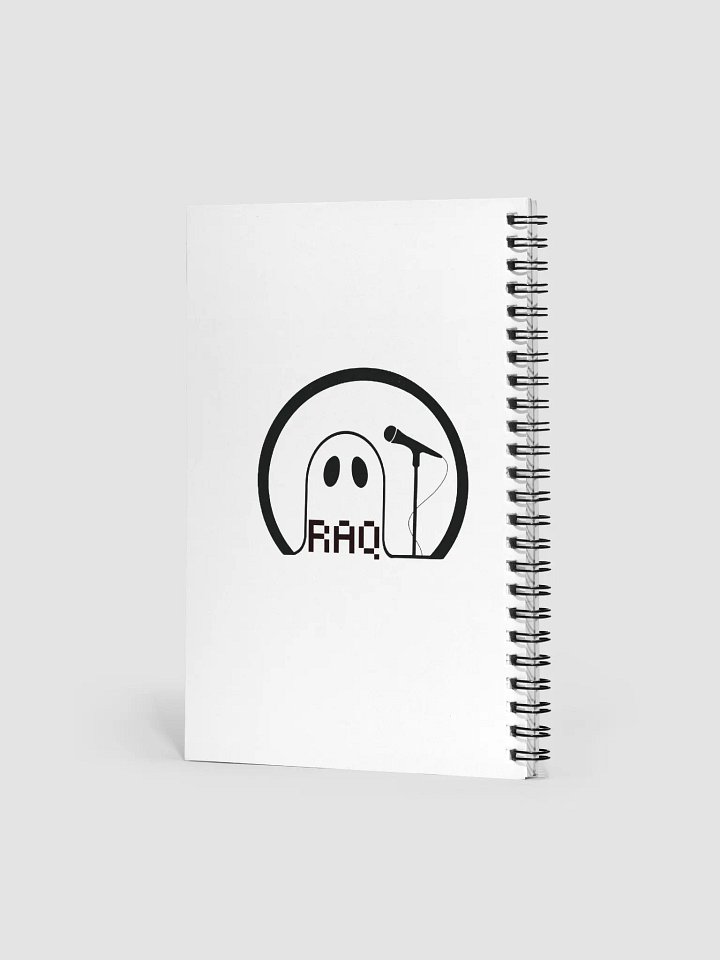Raq Sticker/Logo Notebook (White) product image (2)