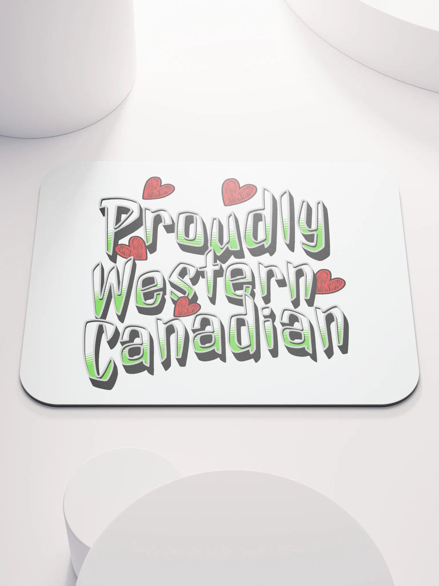 Proudly Western Canadian Mouse Pad product image (2)