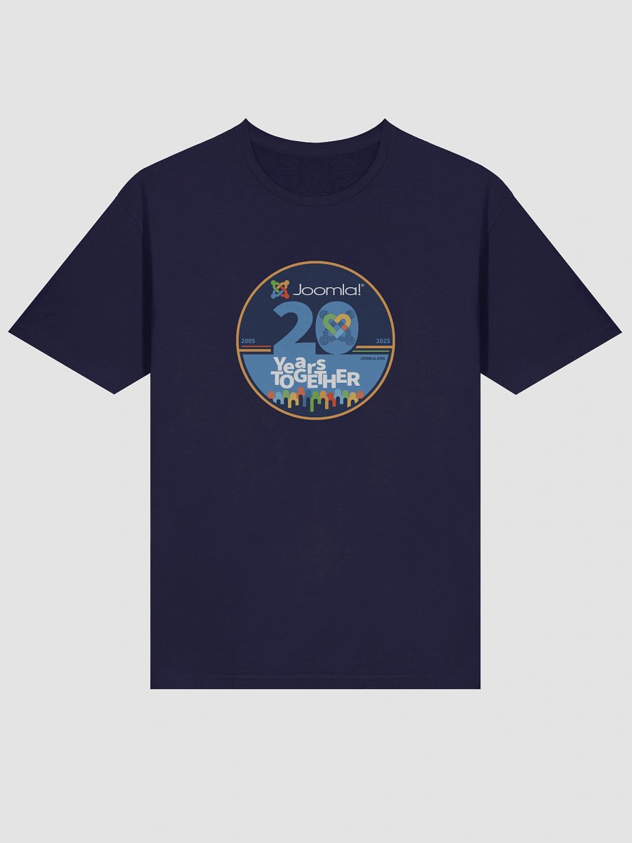 Joomla! 20th Anniversary Edition<br /> — Unisex Softstyle T-Shirt / Colour — product image (2)