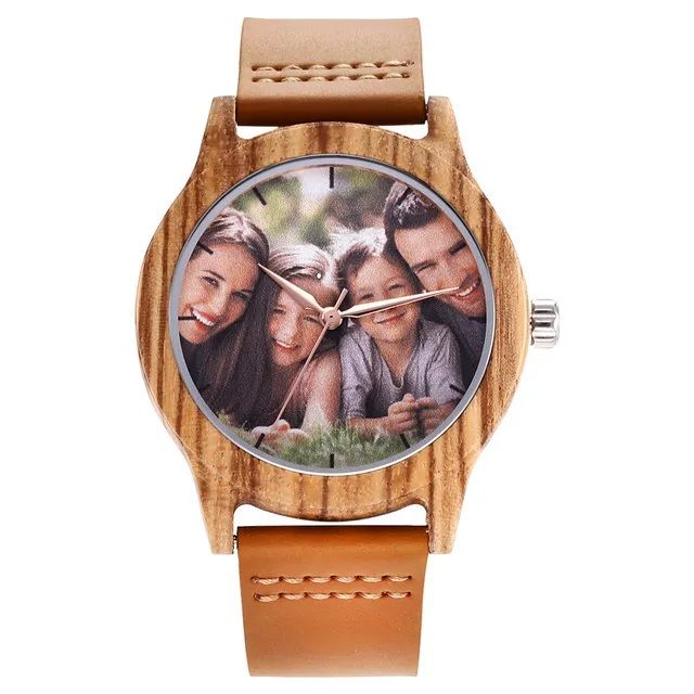 Raindren New Cross-Border Wooden Men'S Commemorative Gift Custom Oem Self-Built Station Watches