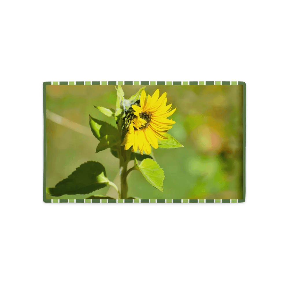 Premium Pillow Case: Sunflower in early autumn product image (2)