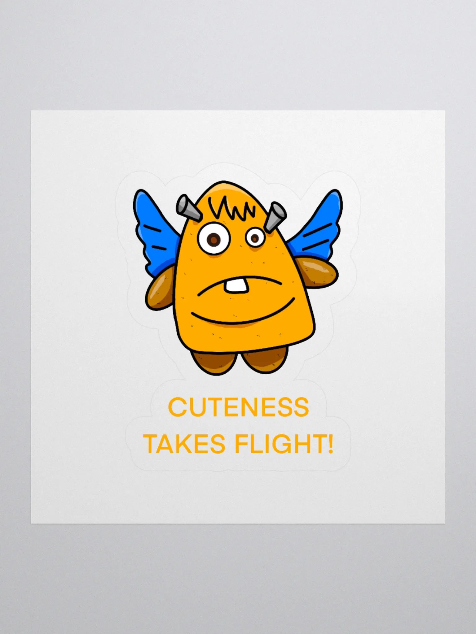 Cuteness takes flight Kiss Cut Stickers product image (3)