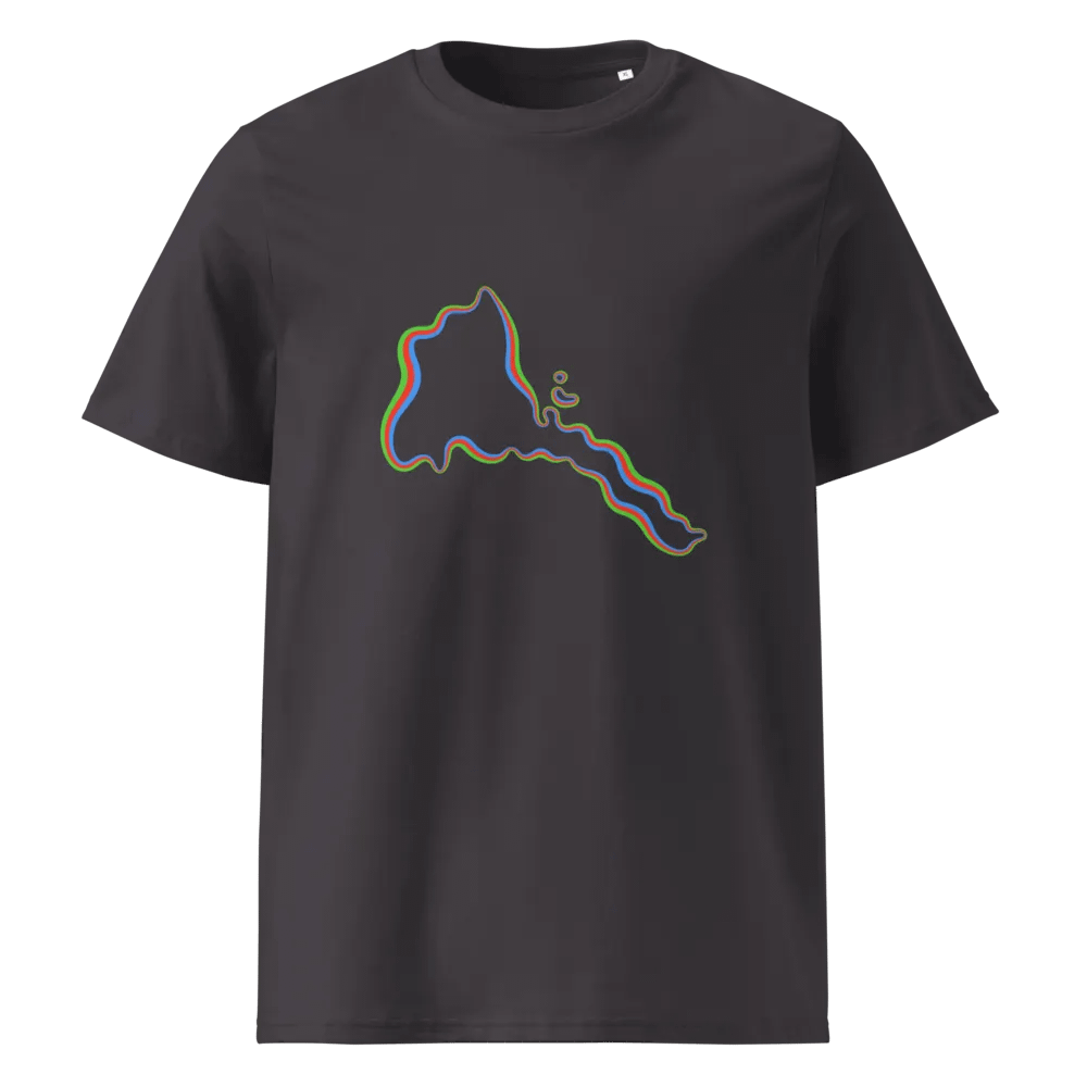 Neon Geographical Outline T-Shirt product image (5)