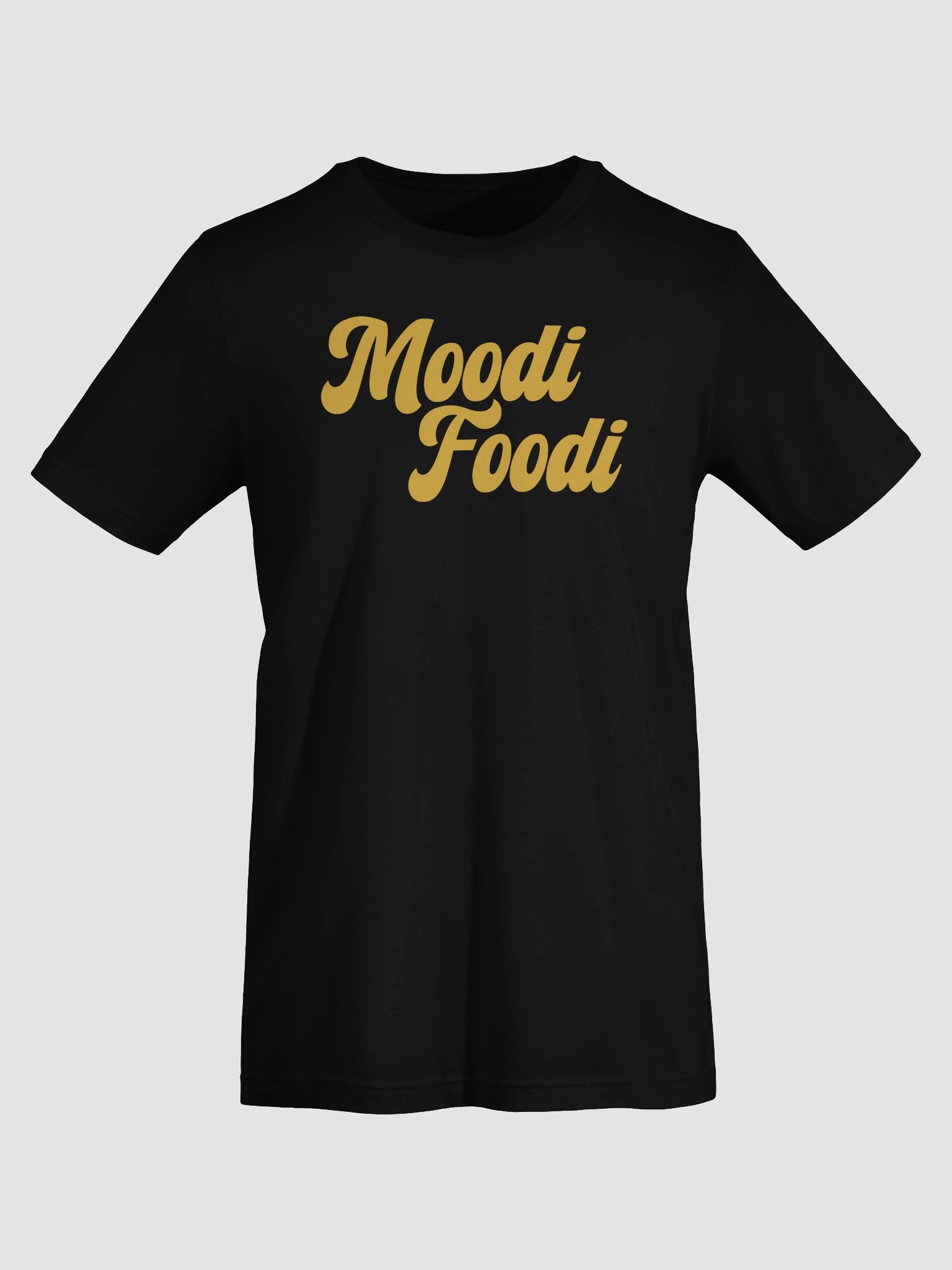 Moodi Foodi Originals, Tee – Mustard (Slim Fit) product image (1)