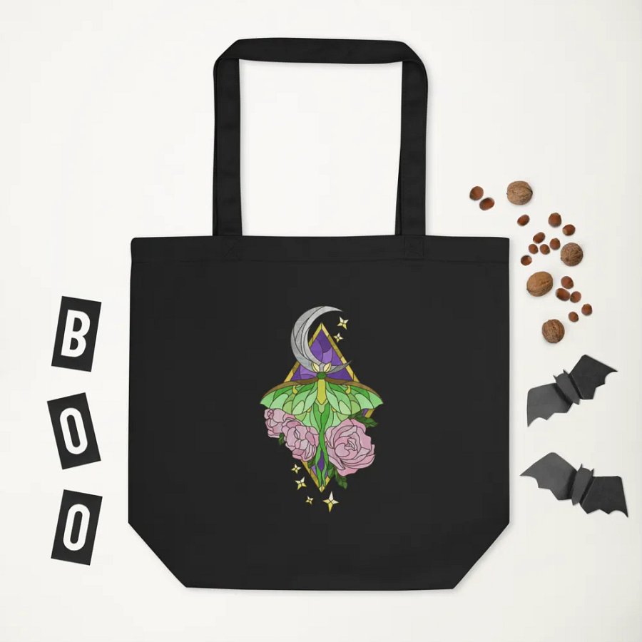 Stained Glass Moth Tote product image (5)