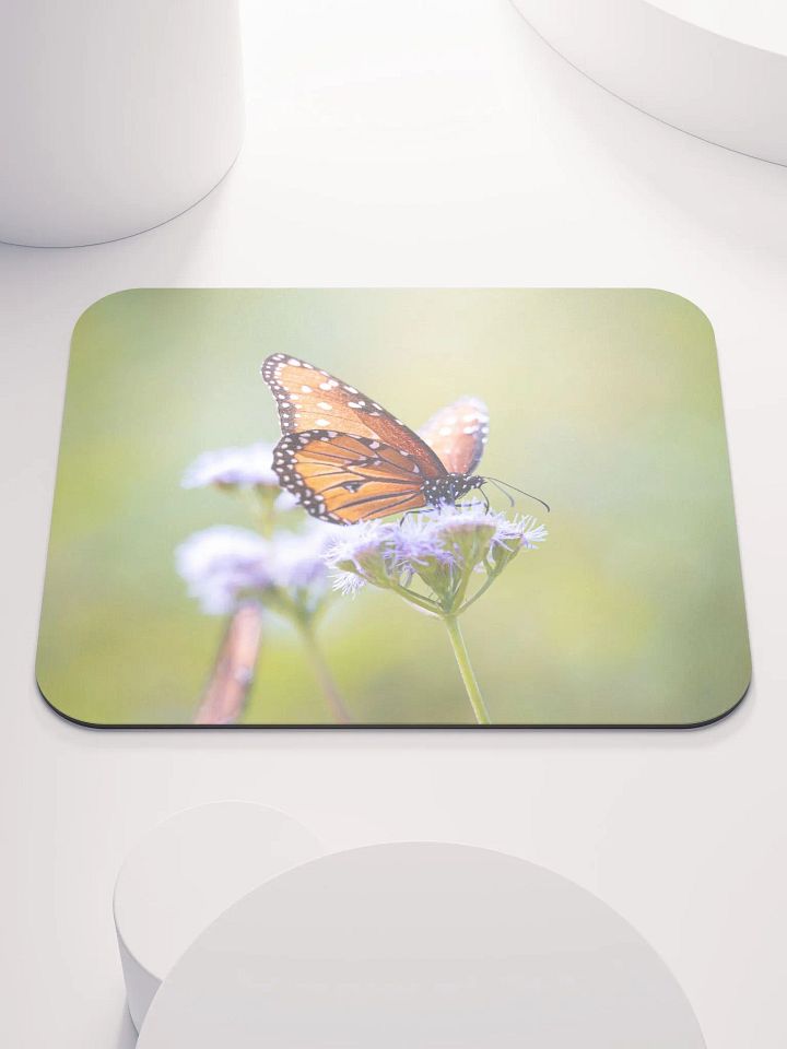Butterfly In Light Mouse Pad product image (1)