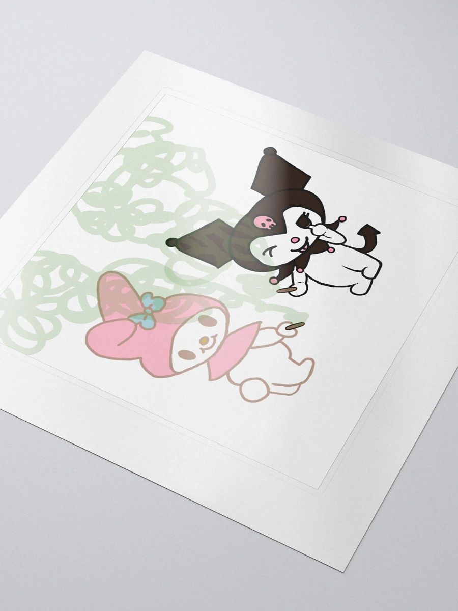 My Melody And Kuromi Sanrio Smoking Sticker product image (3)