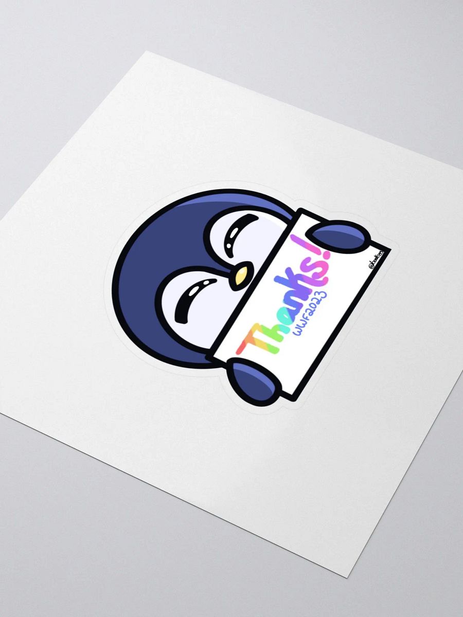 Thank you Sticker (WWF2023) product image (3)