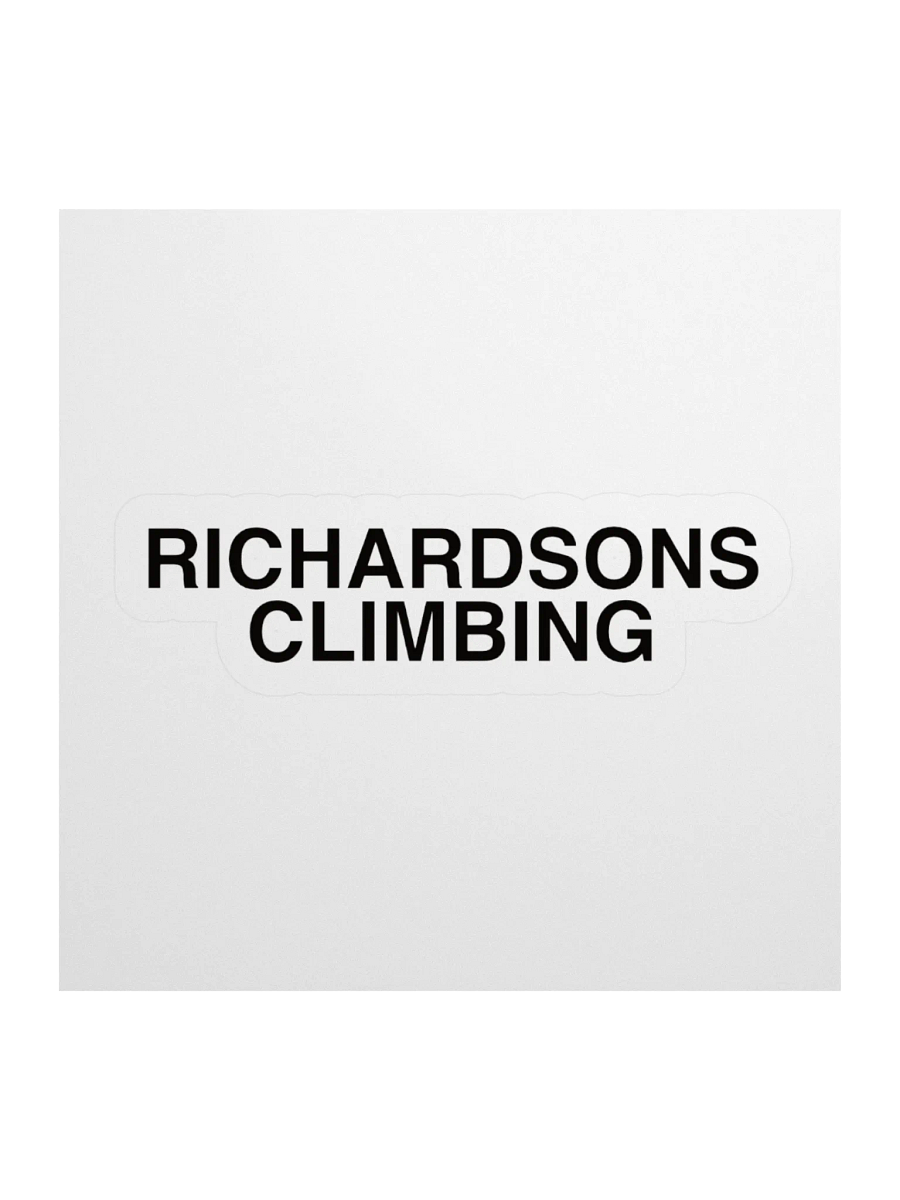 Richardson Climbing Sticker product image (1)