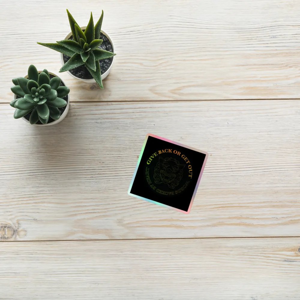 Foo Dog holographic sticker 1 product image (8)