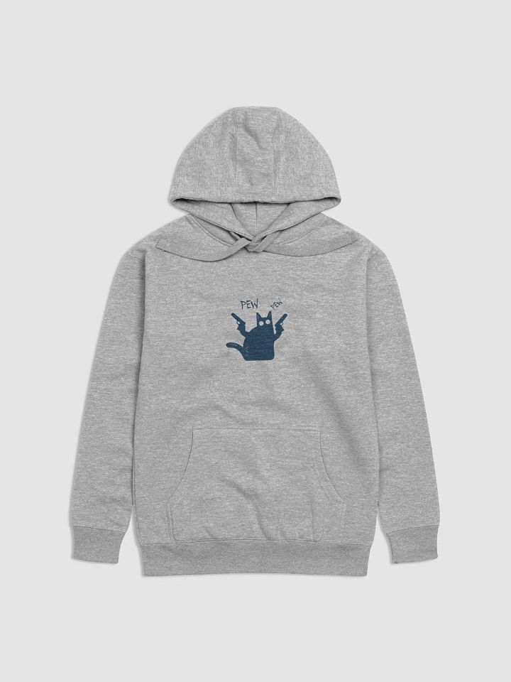 Pew Pew Cat Meme Unisex Hoodie product image (5)