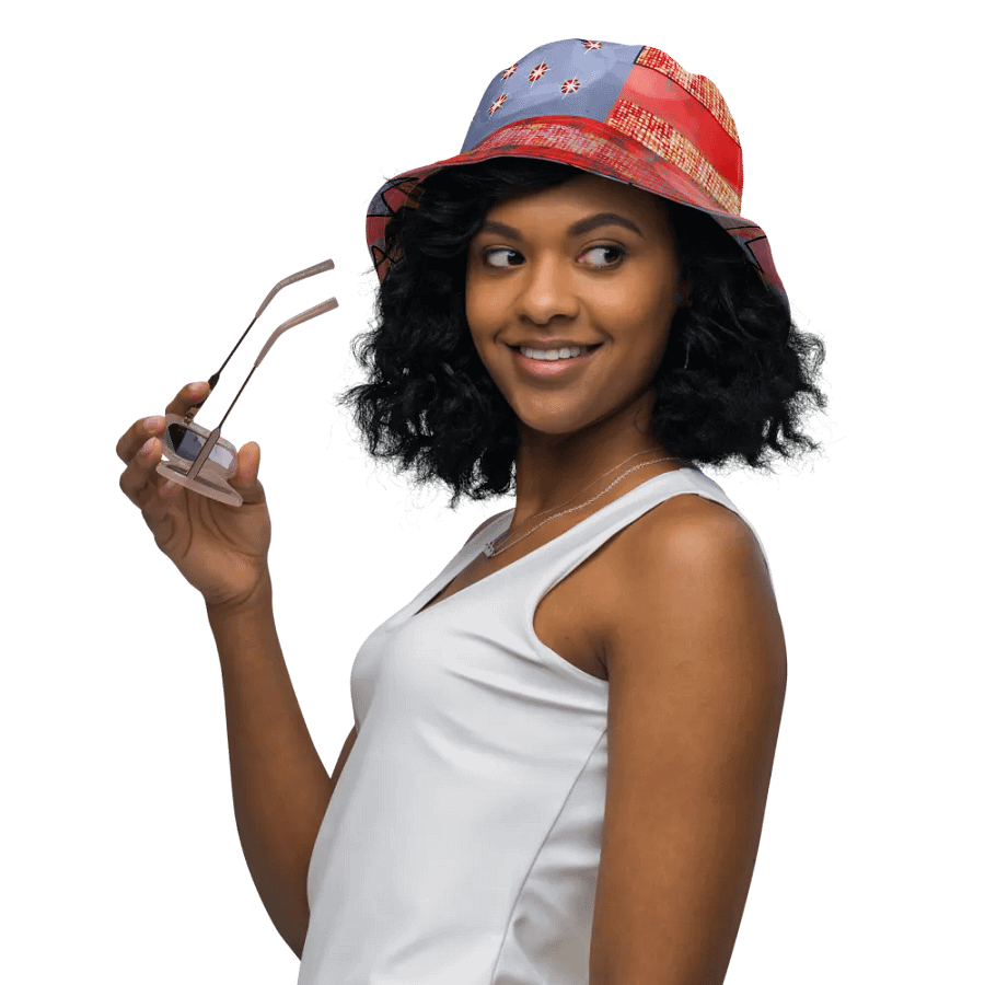 American Flag and Stars Bucket Hat product image (7)