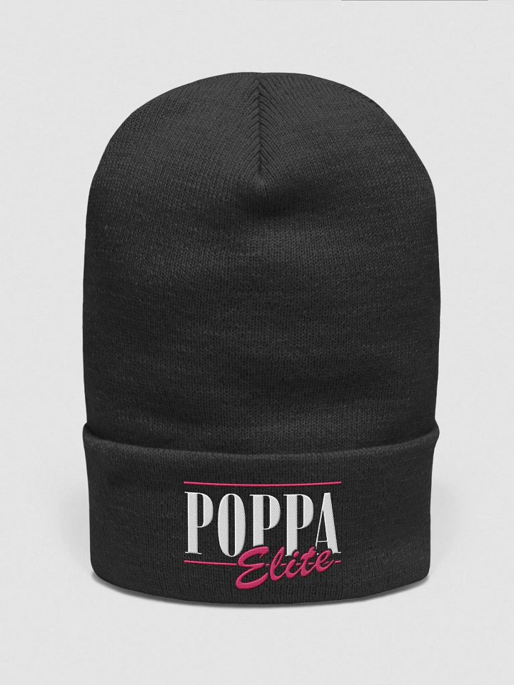 PoppaElite Embroidered Beanie product image (2)