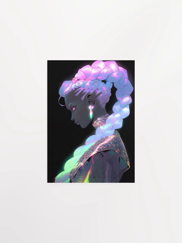 Iridescent Braids Matte Poster product image (2)