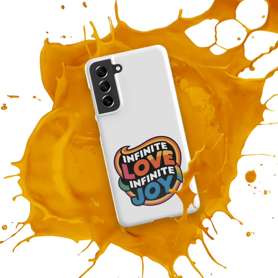 Infinite Love Infinite Joy Snap Case for Samsung (White) product image (9)