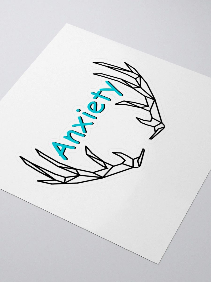 Anxiety sticker - Black & Blue product image (3)