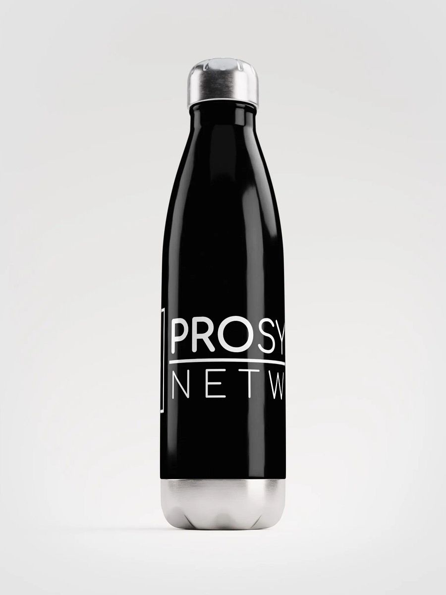 Pro Synth Network Stainless Steel Water Bottle - Black product image (1)