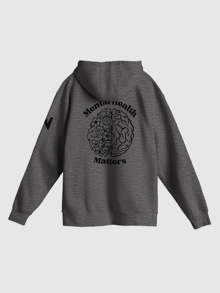 Mental Health Hoodie Black Lettering product image (2)