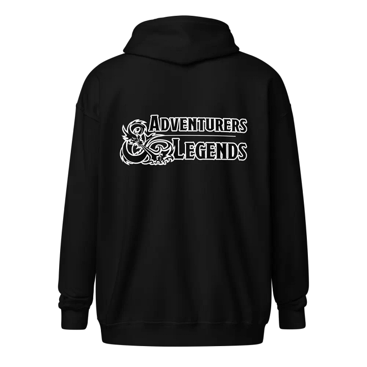 ELFSAR ZIP HOODIE Adventurers & Legends on back product image (1)