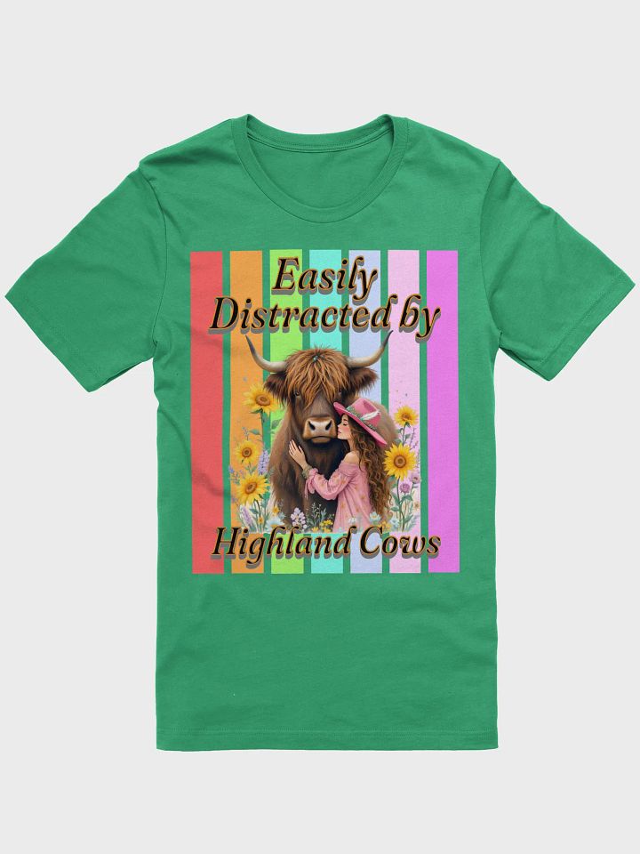 Easily Distracted By Highland Cows T-Shirt product image (26)