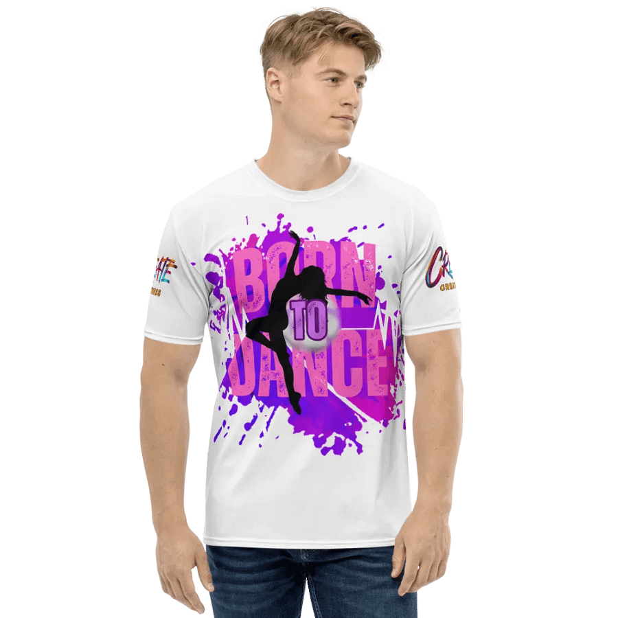 Born to Dance Her Silhouette Dynamic Huge Print T-Shirt product image (1)