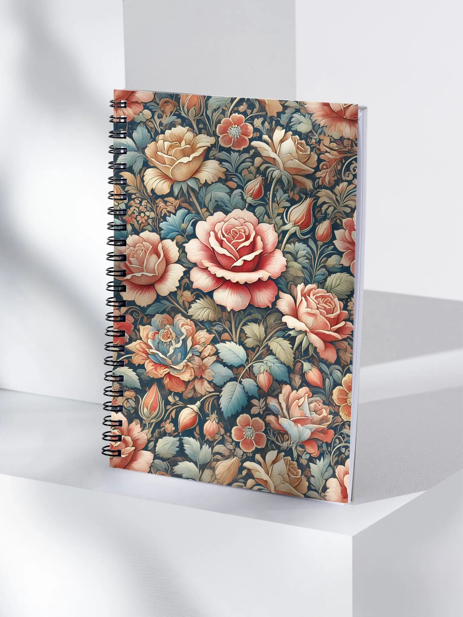 Royal Floral Spiral Notebook product image (4)