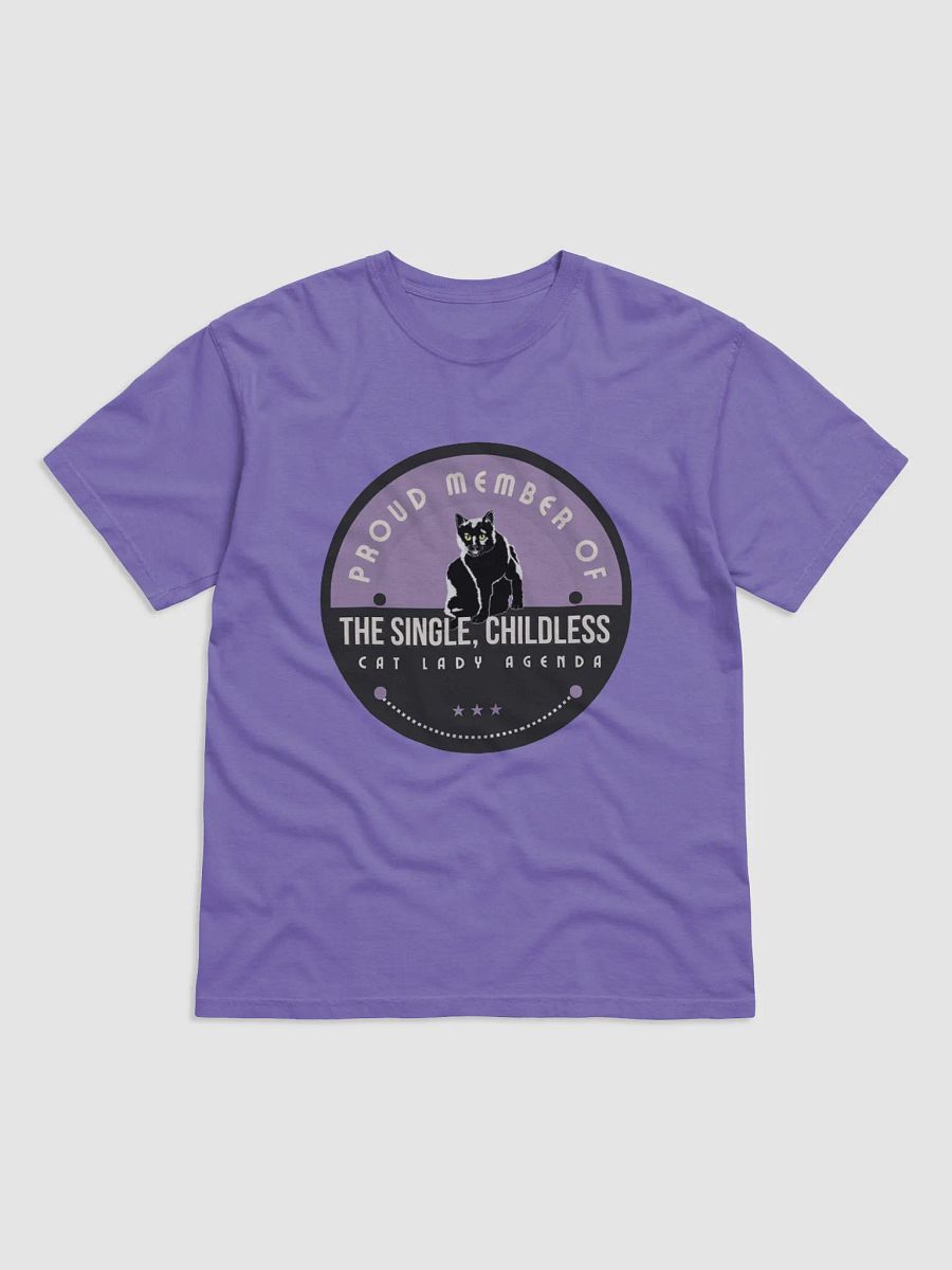 The Single, Childless, Cat Lady Agenda: A Feminist inspired T-Shirt product image (1)