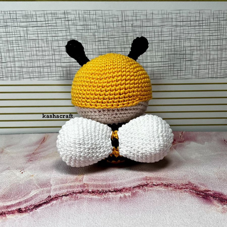 Bob The Bee Amigurumi Crochet Doll Written Pattern Instruction product image (5)