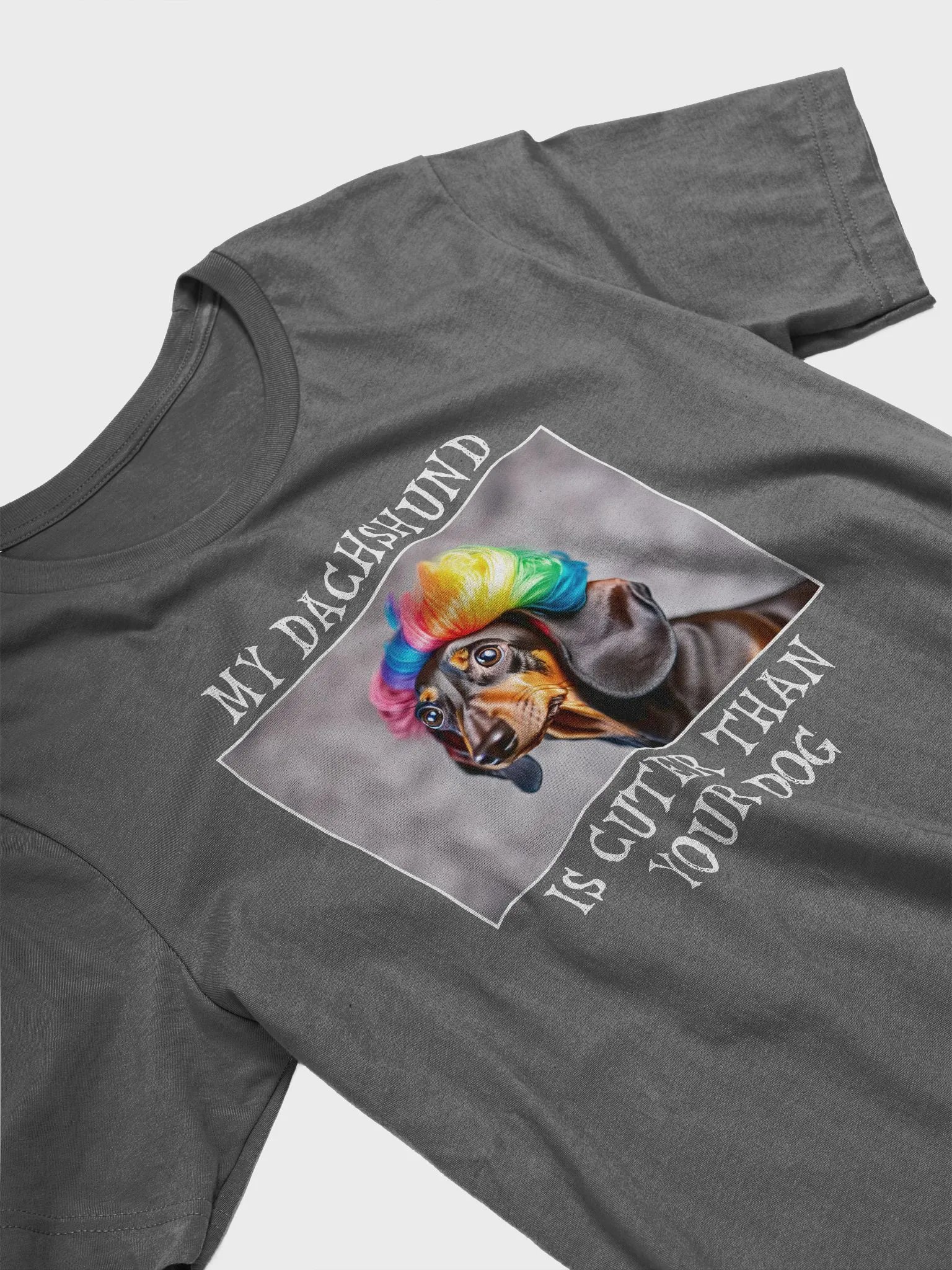Cute Dachshund Premium T-shirt product image (3)