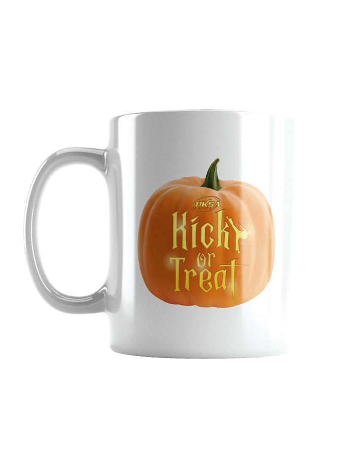 🎃🥤 Kick or Treat! Coffee White Mug product image (1)